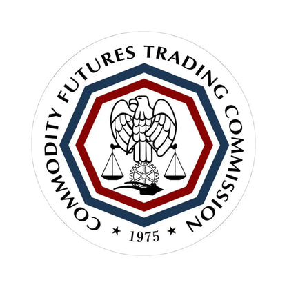 Commodity Futures Trading Commission - STICKER Vinyl Kiss-Cut Decal 4 Inch White - The Sticker Space