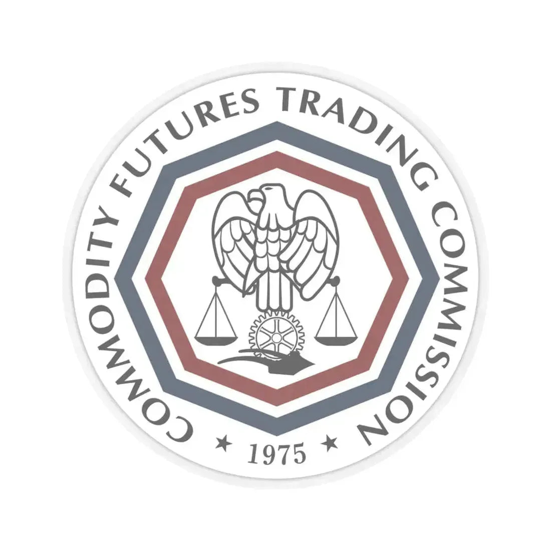 Commodity Futures Trading Commission - STICKER Vinyl Kiss-Cut Decal 6 Inch Transparent - The Sticker Space
