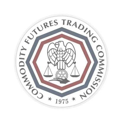 Commodity Futures Trading Commission - STICKER Vinyl Kiss-Cut Decal 6 Inch Transparent - The Sticker Space