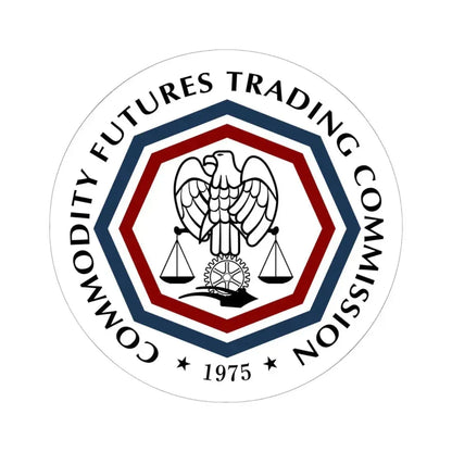 Commodity Futures Trading Commission - STICKER Vinyl Kiss-Cut Decal 6 Inch White - The Sticker Space