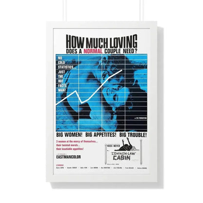 COMMON LAW CABIN 1967 - Framed Movie Poster 20" x 30" White - The Sticker Space