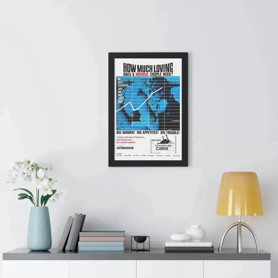 COMMON LAW CABIN 1967 - Framed Movie Poster - The Sticker Space