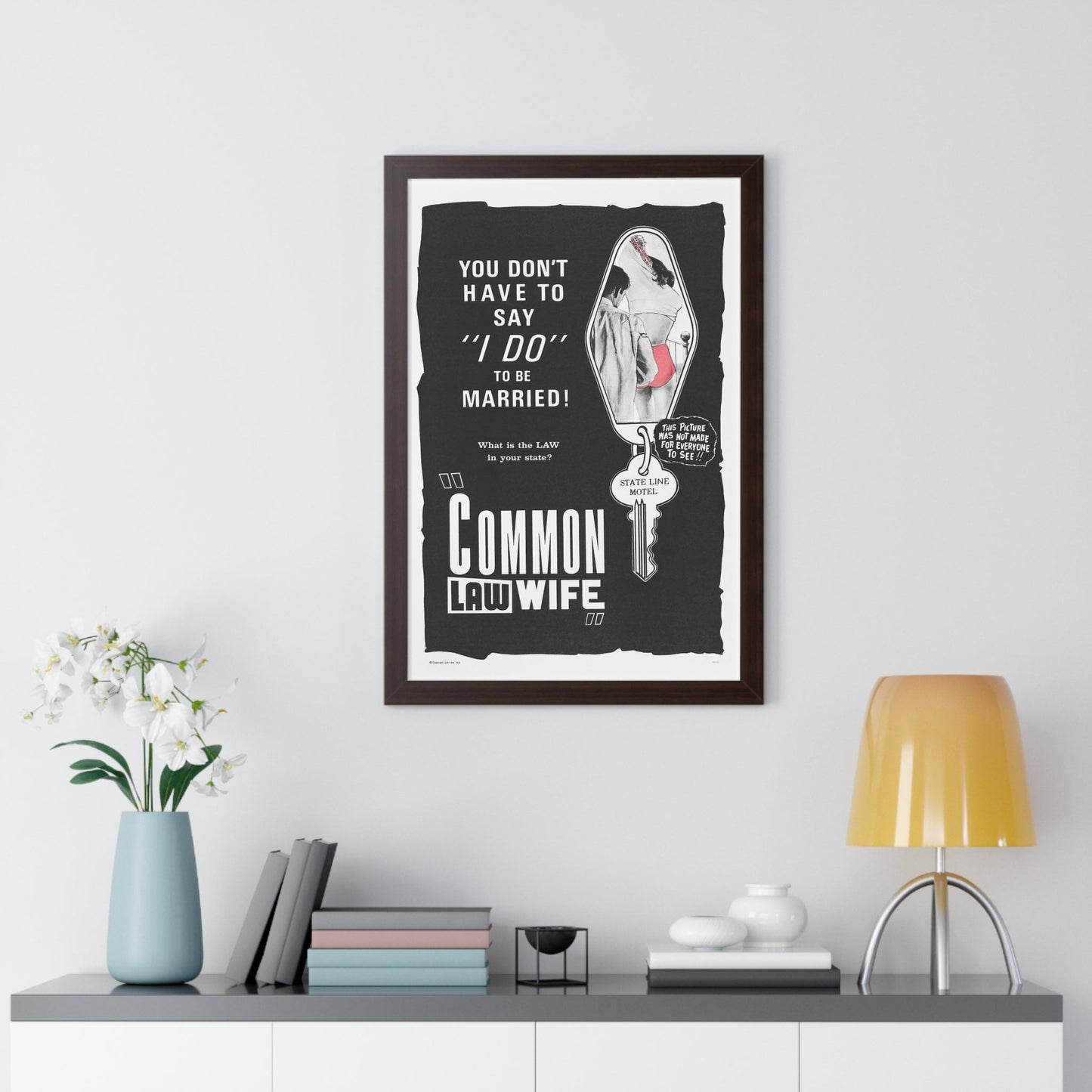 COMMON LAW WIFE 1961 - Framed Movie Poster-The Sticker Space