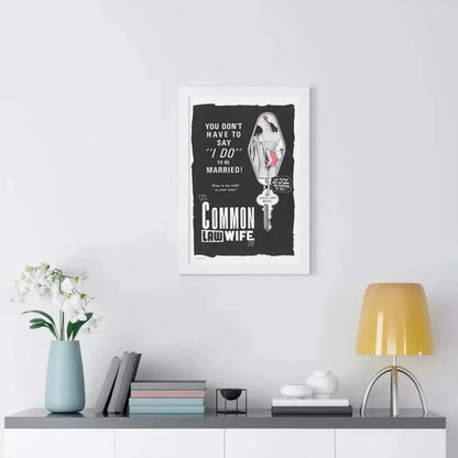 COMMON LAW WIFE 1961 - Framed Movie Poster - The Sticker Space