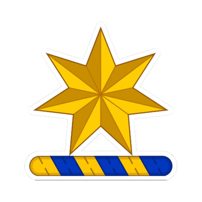 Commonwealth Star (Australia) (Coat of Arms) STICKER Vinyl Kiss-Cut Decal 6 Inch White - The Sticker Space