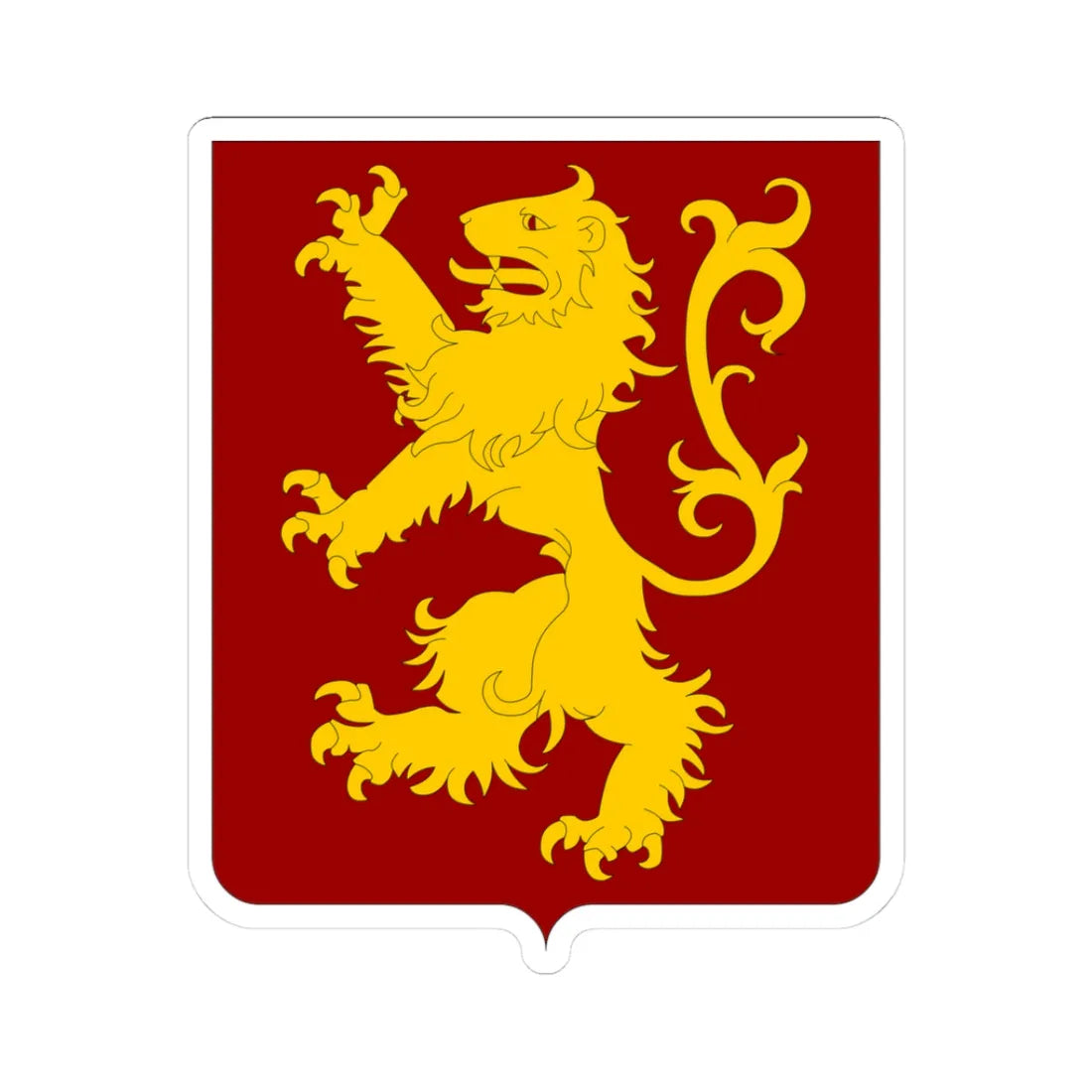 CommunesBelgique-Ans (Belgium) (Coat of Arms) STICKER Vinyl Kiss-Cut Decal 3 Inch White - The Sticker Space