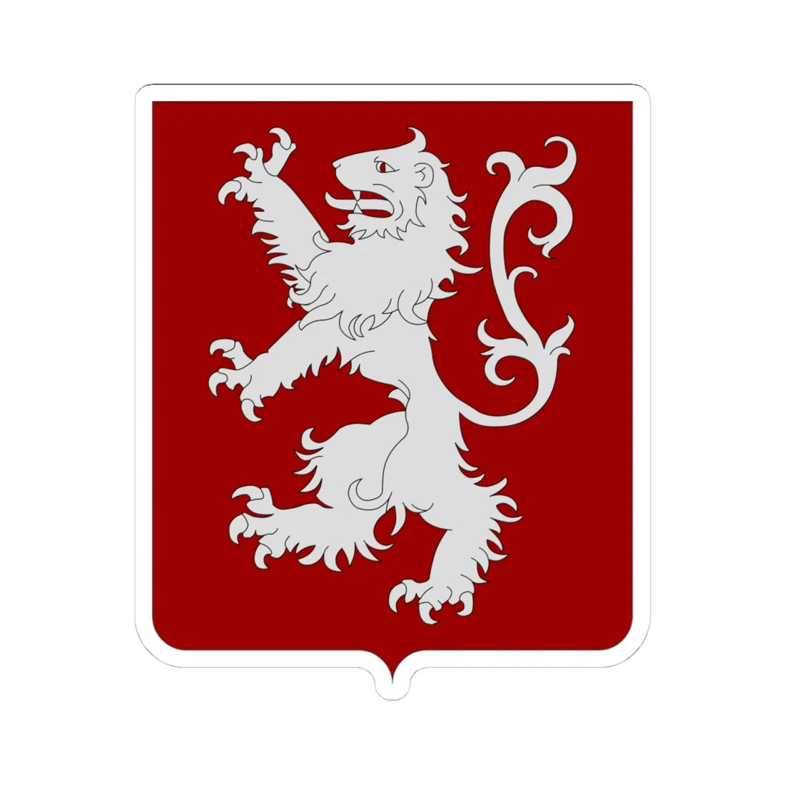 CommunesBelgique-Antoing (Belgium) (Coat of Arms) STICKER Vinyl Kiss-Cut Decal 4 Inch White - The Sticker Space