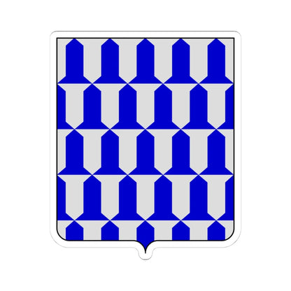 CommunesBelgique-Awans (Belgium) (Coat of Arms) STICKER Vinyl Kiss-Cut Decal 4 Inch White - The Sticker Space