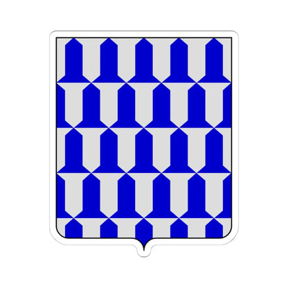 CommunesBelgique-Awans (Belgium) (Coat of Arms) STICKER Vinyl Kiss-Cut Decal 6 Inch White - The Sticker Space