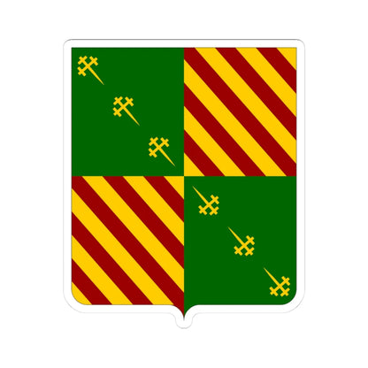 CommunesBelgique-Bernissart2001 (Belgium) (Coat of Arms) STICKER Vinyl Kiss-Cut Decal 3 Inch White - The Sticker Space