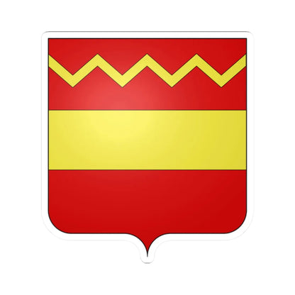 CommunesBelgique-Brugelette (Belgium) (Coat of Arms) STICKER Vinyl Kiss-Cut Decal 2 Inch White - The Sticker Space