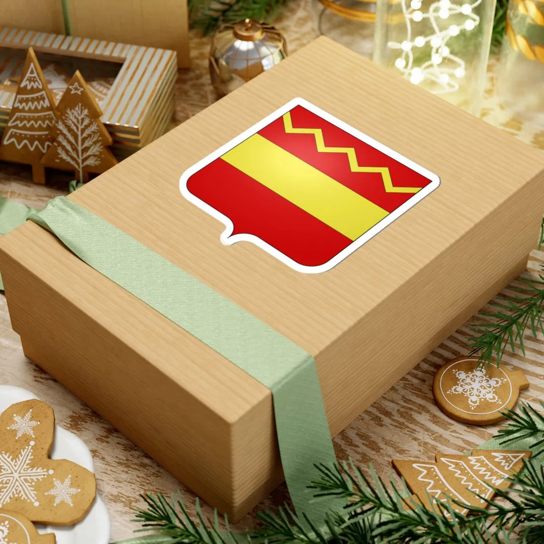 CommunesBelgique-Brugelette (Belgium) (Coat of Arms) STICKER Vinyl Kiss-Cut Decal - The Sticker Space