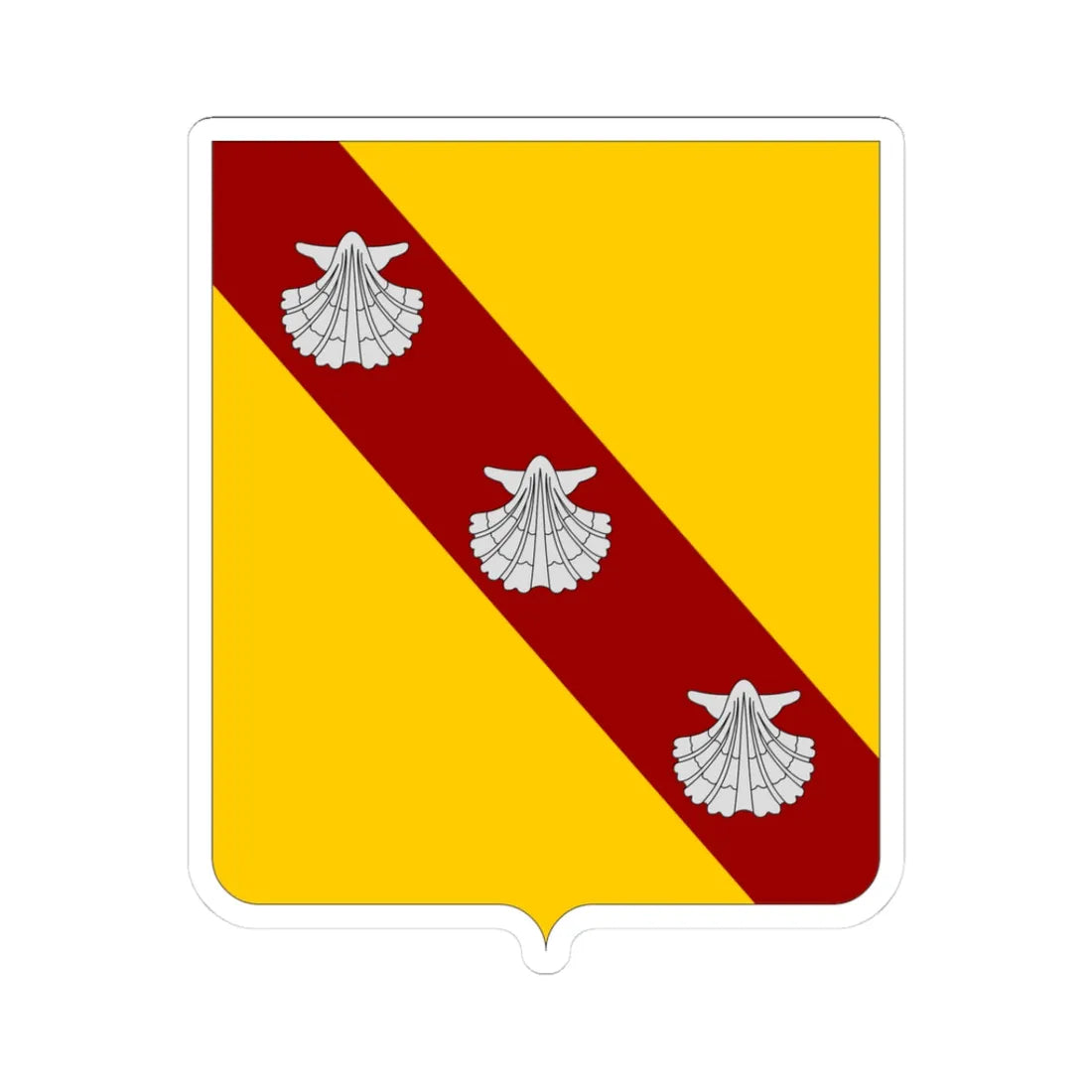 CommunesBelgique-Brunehaut (Belgium) (Coat of Arms) STICKER Vinyl Kiss-Cut Decal 3 Inch White - The Sticker Space