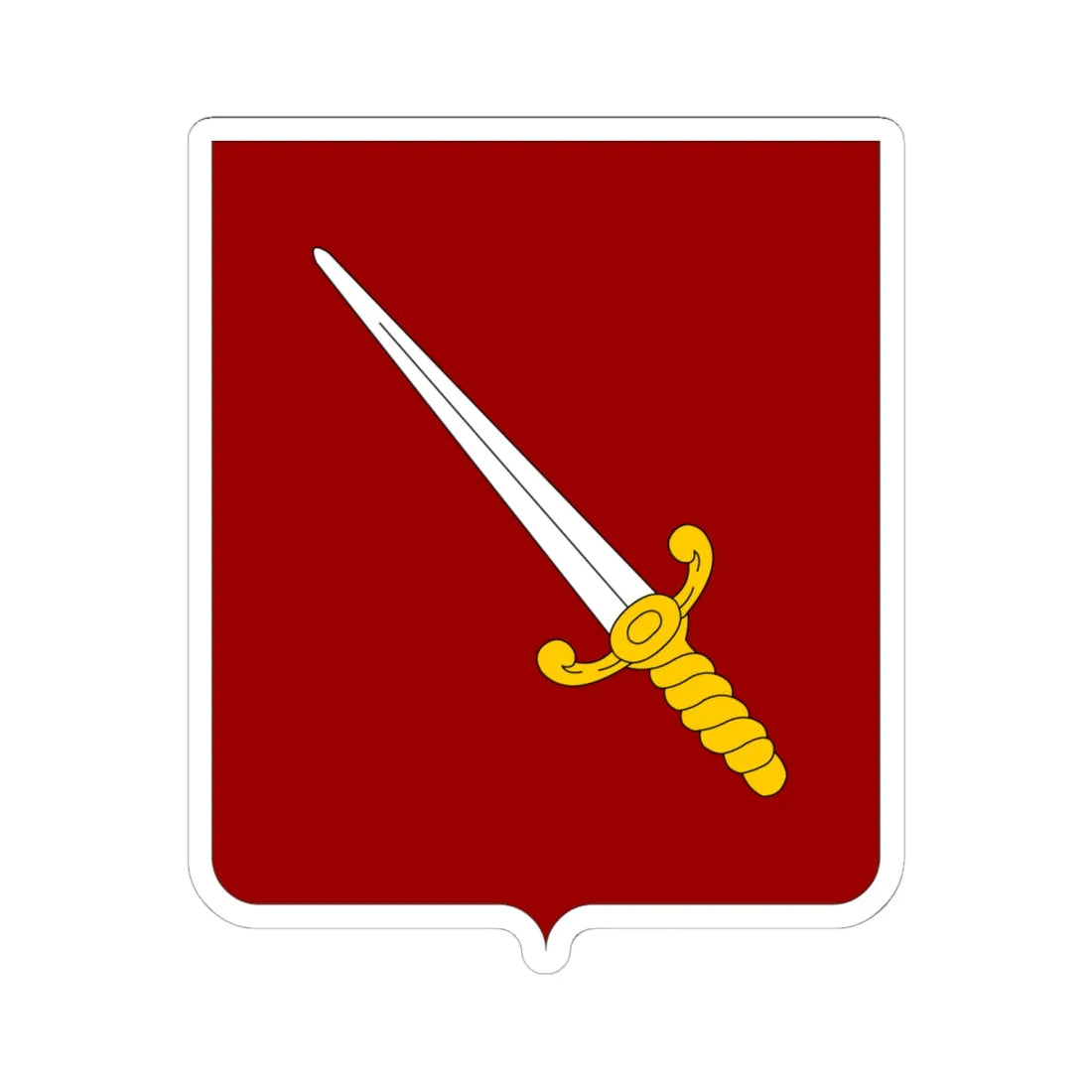 CommunesBelgique-Chimay (Belgium) (Coat of Arms) STICKER Vinyl Kiss-Cut Decal 6 Inch White - The Sticker Space