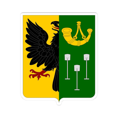 CommunesBelgique-Colfontaine (Belgium) (Coat of Arms) STICKER Vinyl Kiss-Cut Decal 3 Inch White - The Sticker Space