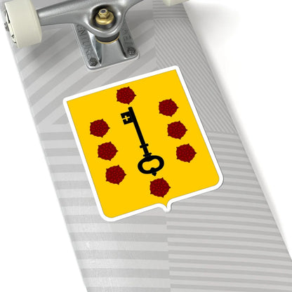 CommunesBelgique-Comines (Belgium) (Coat of Arms) STICKER Vinyl Kiss-Cut Decal - The Sticker Space