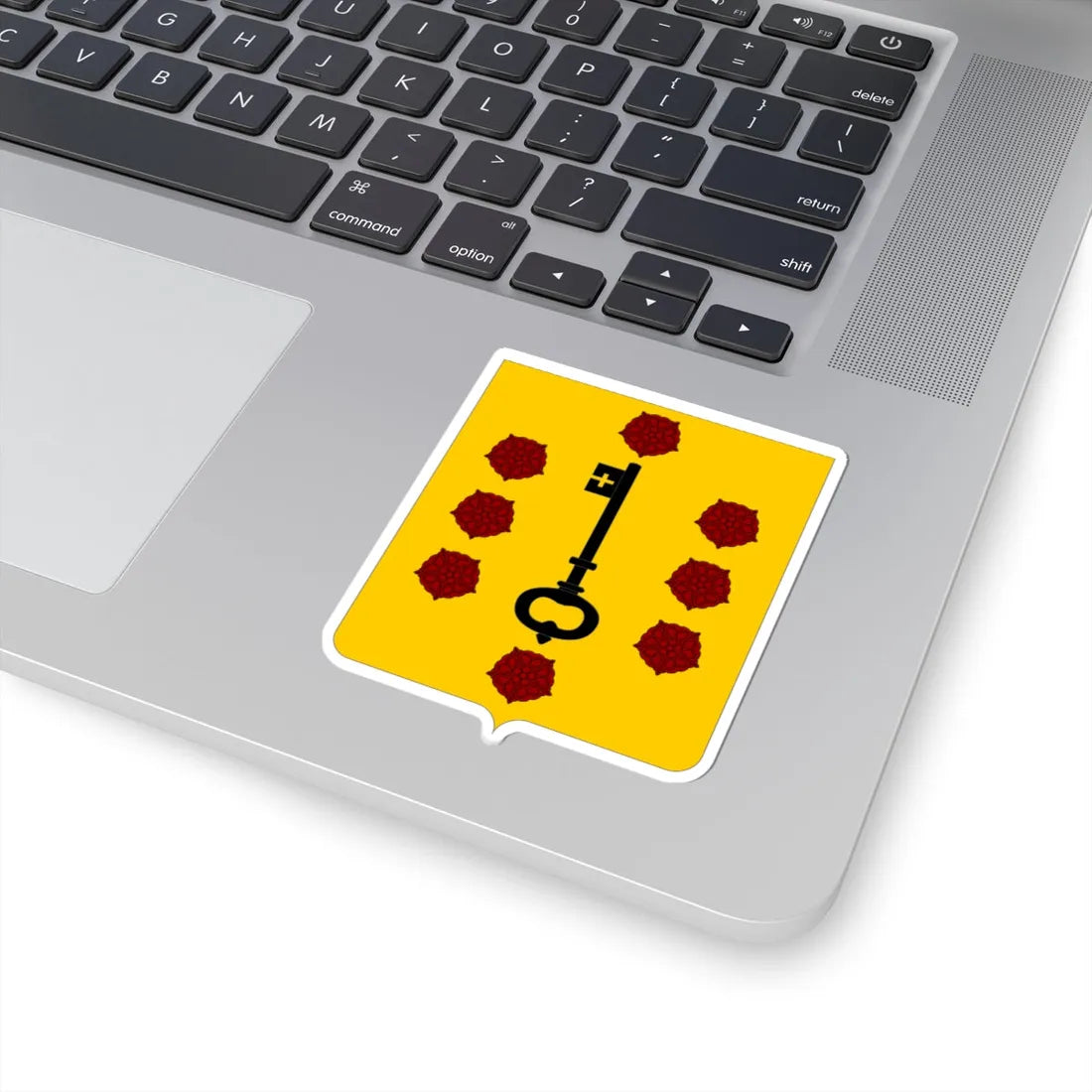 CommunesBelgique-Comines (Belgium) (Coat of Arms) STICKER Vinyl Kiss-Cut Decal - The Sticker Space