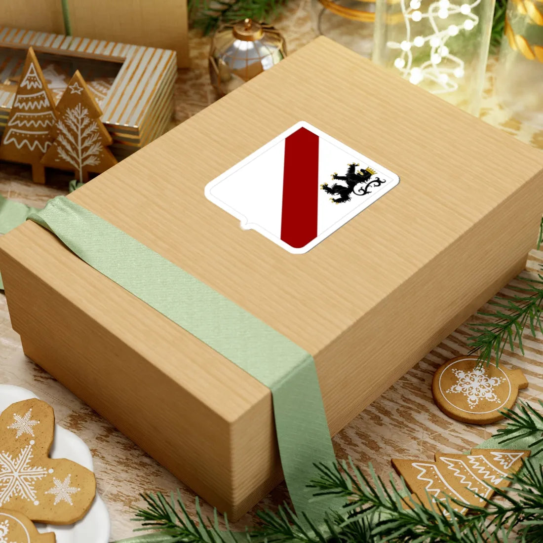 CommunesBelgique-Courcelles (Belgium) (Coat of Arms) STICKER Vinyl Kiss-Cut Decal - The Sticker Space