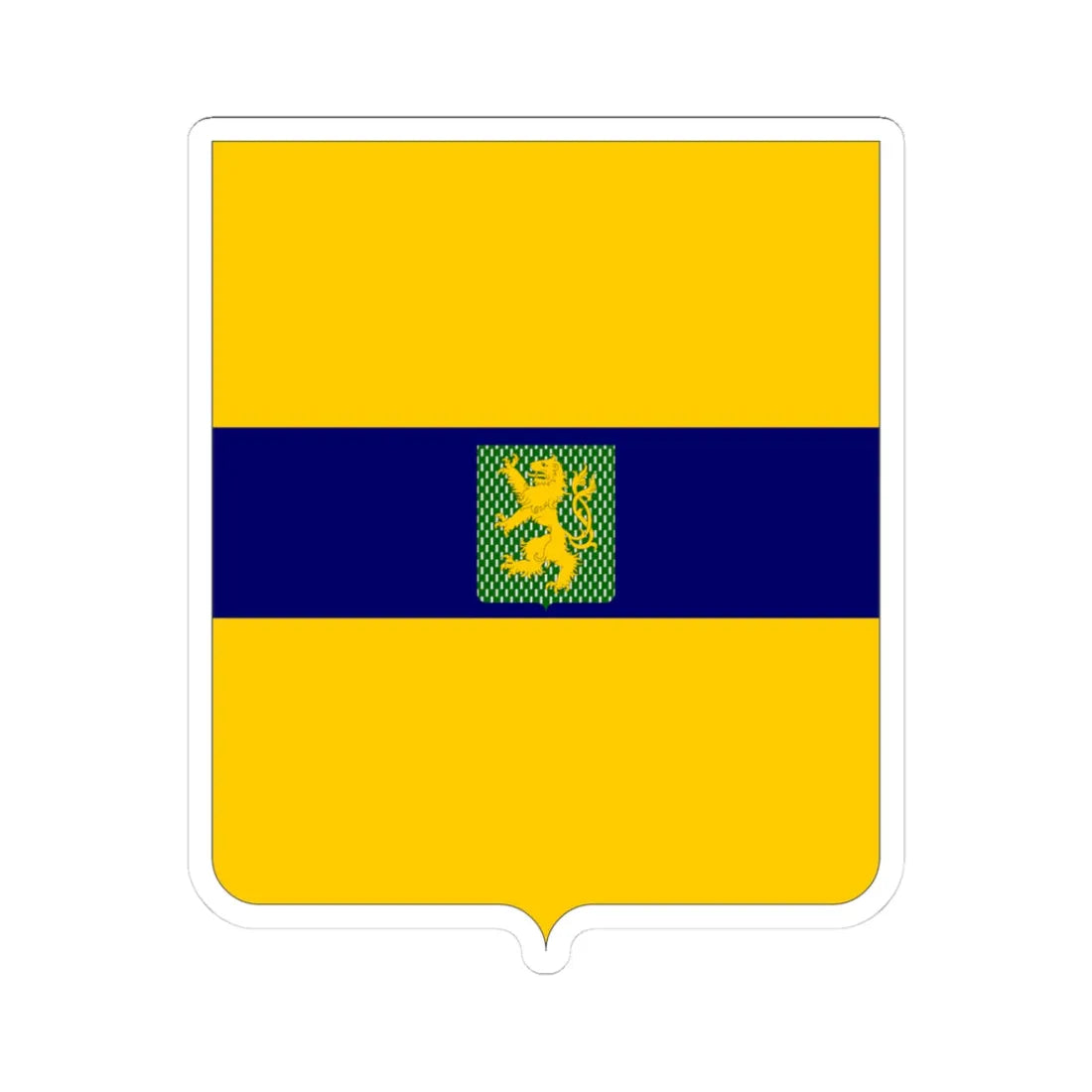 CommunesBelgique-Dour (Belgium) (Coat of Arms) STICKER Vinyl Kiss-Cut Decal 3 Inch White - The Sticker Space