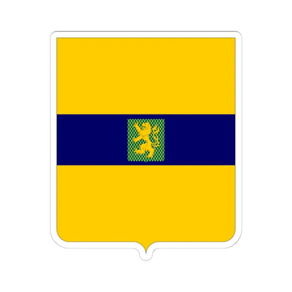 CommunesBelgique-Dour (Belgium) (Coat of Arms) STICKER Vinyl Kiss-Cut Decal 6 Inch White - The Sticker Space