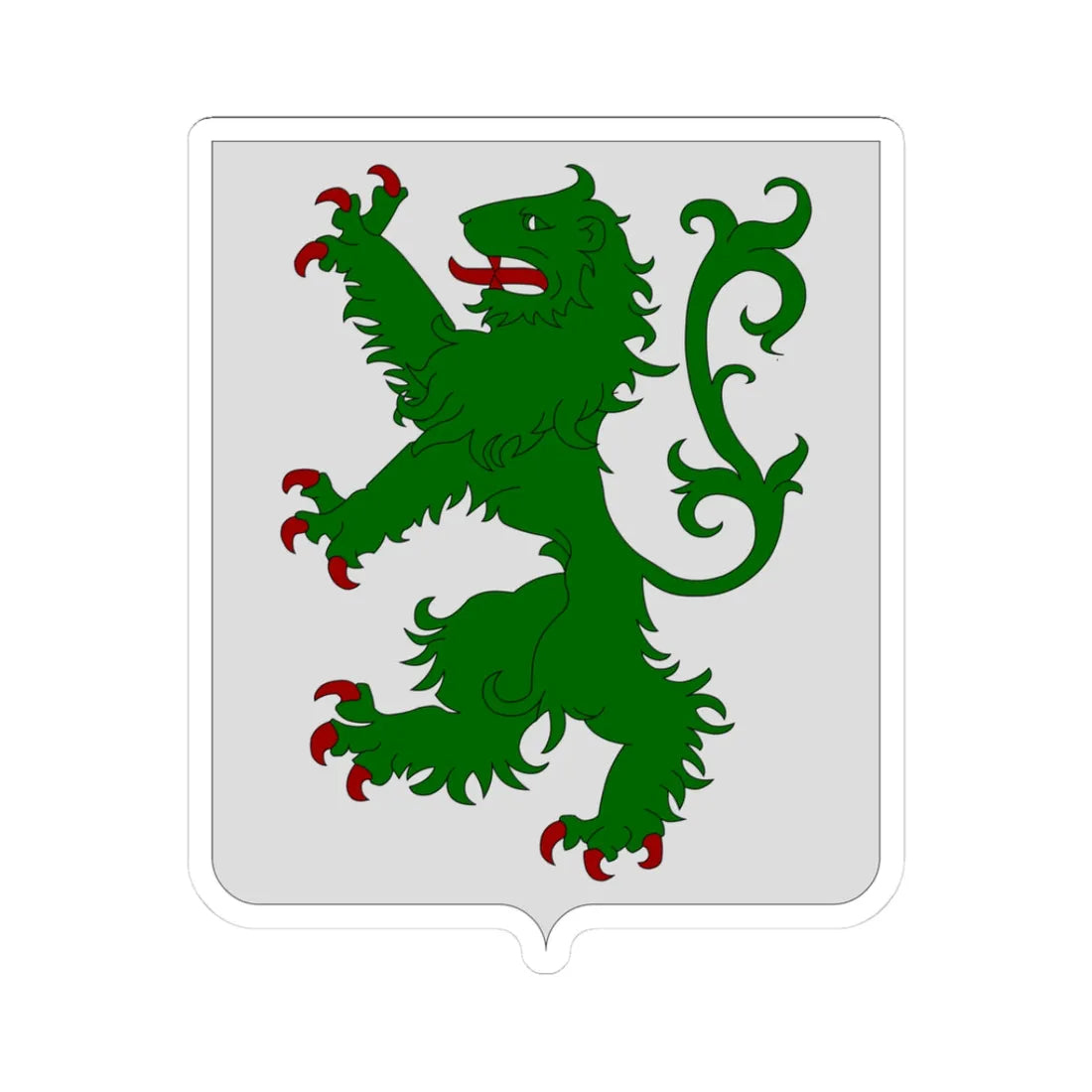 CommunesBelgique-Hamoir (Belgium) (Coat of Arms) STICKER Vinyl Kiss-Cut Decal 3 Inch White - The Sticker Space