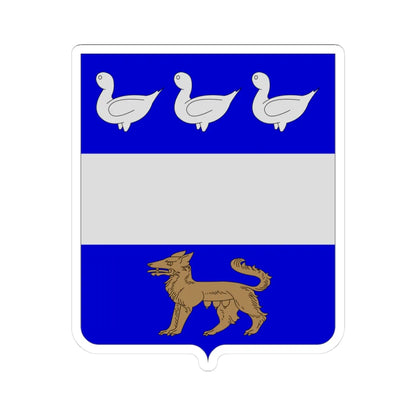 CommunesBelgique-La-Louviere (Belgium) (Coat of Arms) STICKER Vinyl Kiss-Cut Decal 3 Inch White - The Sticker Space