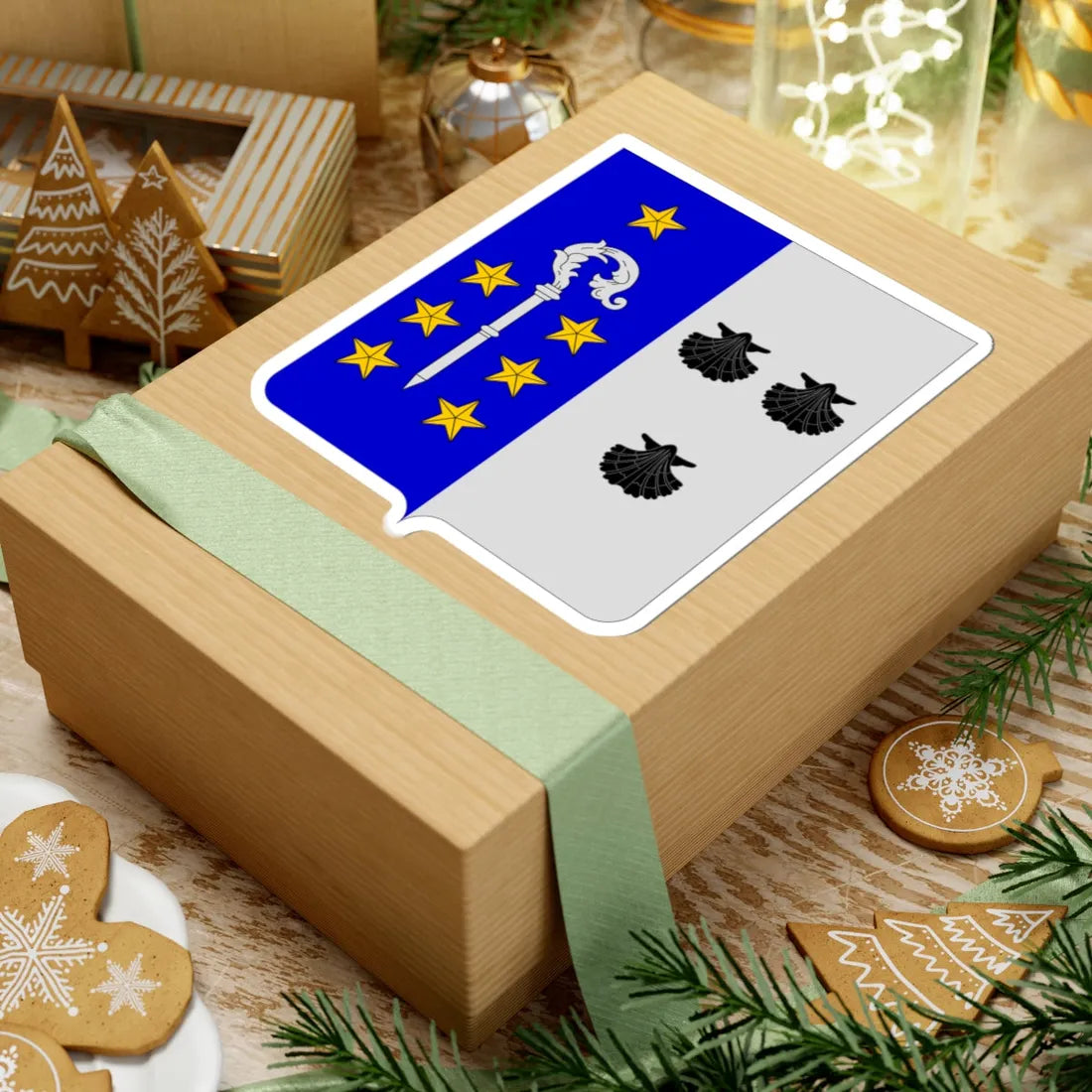 CommunesBelgique-Lasne (Belgium) (Coat of Arms) STICKER Vinyl Kiss-Cut Decal - The Sticker Space