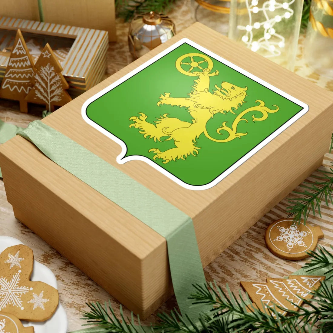 CommunesBelgique-Le-Roeulx (Belgium) (Coat of Arms) STICKER Vinyl Kiss-Cut Decal - The Sticker Space