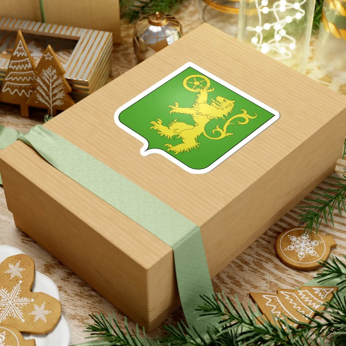 CommunesBelgique-Le-Roeulx2 (Belgium) (Coat of Arms) STICKER Vinyl Kiss-Cut Decal - The Sticker Space