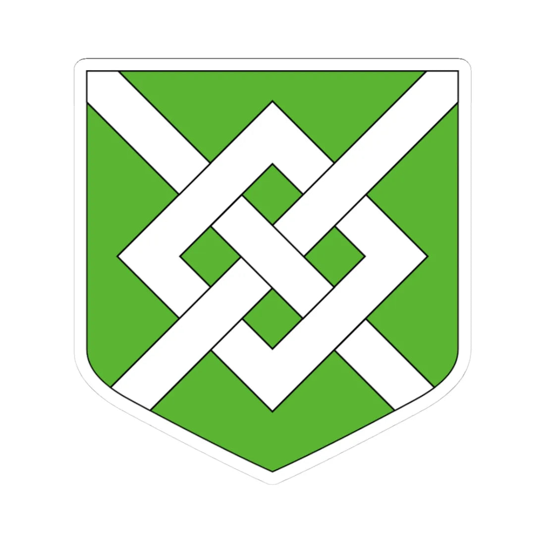 CommunesBelgique-MontDeLEnclus (Belgium) (Coat of Arms) STICKER Vinyl Kiss-Cut Decal 3 Inch White - The Sticker Space