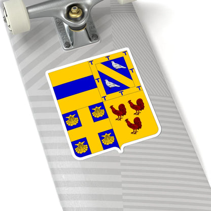 CommunesBelgique-Ottignies-Louvain-la-Neuve (Belgium) (Coat of Arms) STICKER Vinyl Kiss-Cut Decal - The Sticker Space