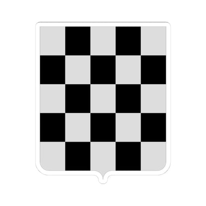 CommunesBelgique-Peruwelz (Belgium) (Coat of Arms) STICKER Vinyl Kiss-Cut Decal 4 Inch White - The Sticker Space