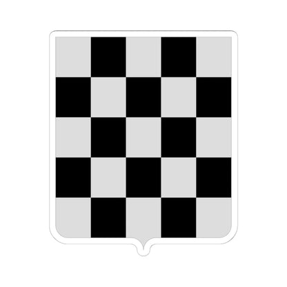 CommunesBelgique-Peruwelz (Belgium) (Coat of Arms) STICKER Vinyl Kiss-Cut Decal 6 Inch White - The Sticker Space