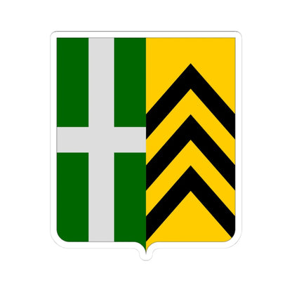 CommunesBelgique-Soignies (Belgium) (Coat of Arms) STICKER Vinyl Kiss-Cut Decal 3 Inch White - The Sticker Space