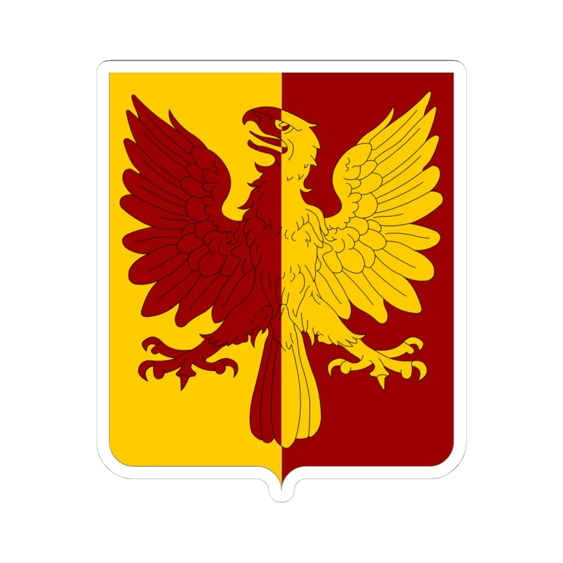 CommunesBelgique-Tubize (Belgium) (Coat of Arms) STICKER Vinyl Kiss-Cut Decal - The Sticker Space
