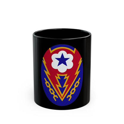 Communications Zone Personnel Europe (U.S. Army) Black Coffee Mug-11oz-The Sticker Space