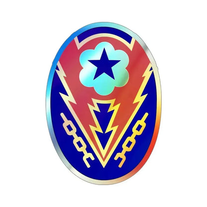 Communications Zone Personnel Europe (U.S. Army) Holographic STICKER Die-Cut Vinyl Decal - The Sticker Space
