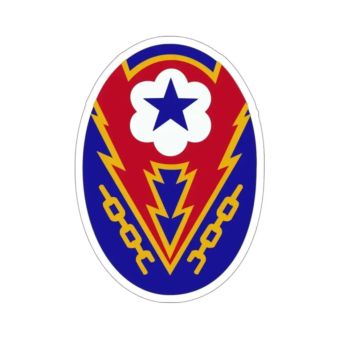 Communications Zone Personnel Europe (U.S. Army) STICKER Vinyl Die-Cut Decal 4 Inch - The Sticker Space