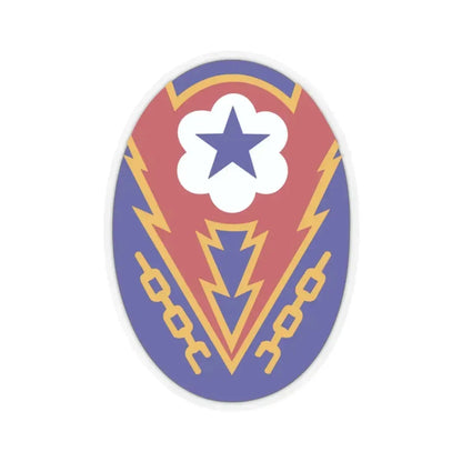 Communications Zone Personnel Europe (U.S. Army) STICKER Vinyl Kiss-Cut Decal 3 Inch Transparent - The Sticker Space