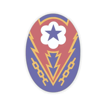 Communications Zone Personnel Europe (U.S. Army) STICKER Vinyl Kiss-Cut Decal 4 Inch Transparent - The Sticker Space