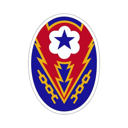 Communications Zone Personnel Europe (U.S. Army) STICKER Vinyl Kiss-Cut Decal 4 Inch White - The Sticker Space