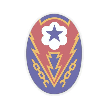 Communications Zone Personnel Europe (U.S. Army) STICKER Vinyl Kiss-Cut Decal 6 Inch Transparent - The Sticker Space