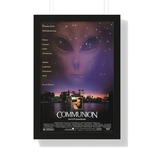COMMUNION 1989 - Framed Movie Poster 16″ x 24″ Black - The Sticker Space