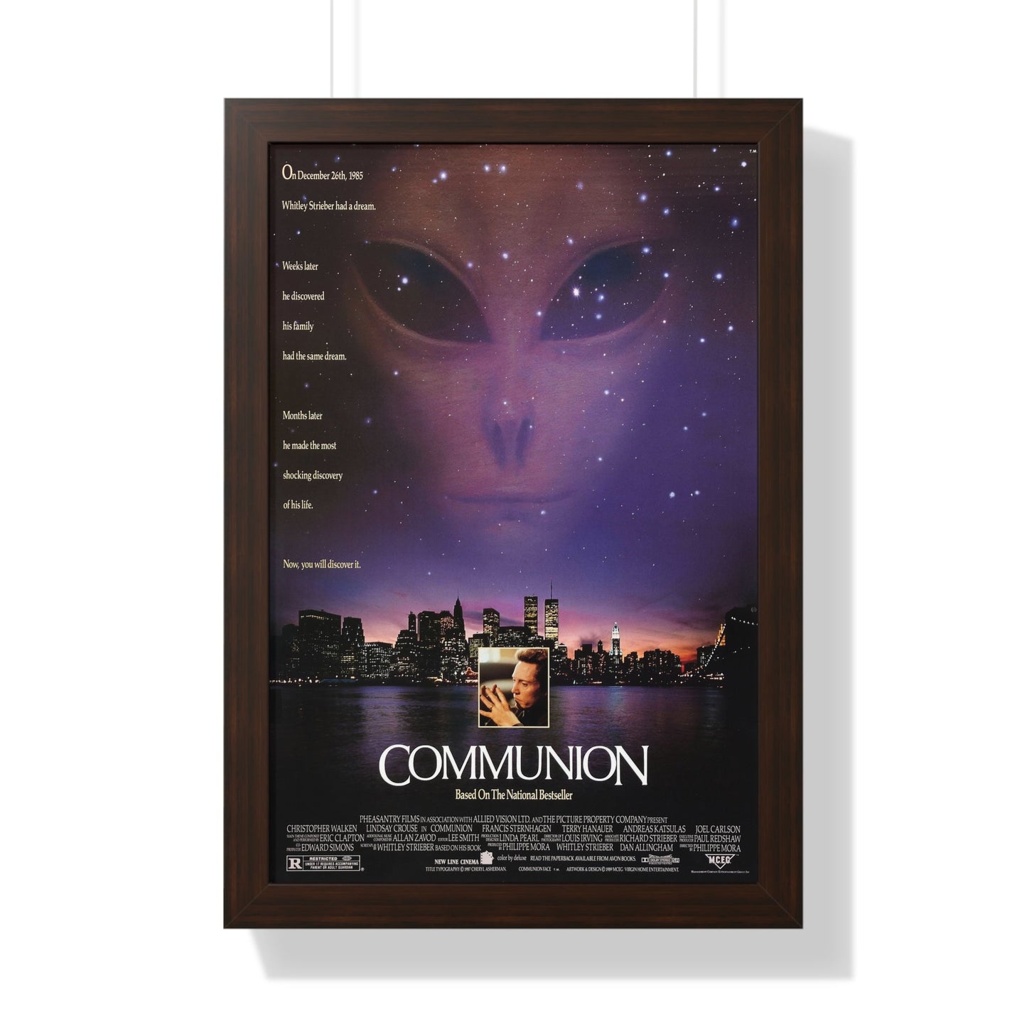 COMMUNION 1989 - Framed Movie Poster-16″ x 24″-The Sticker Space