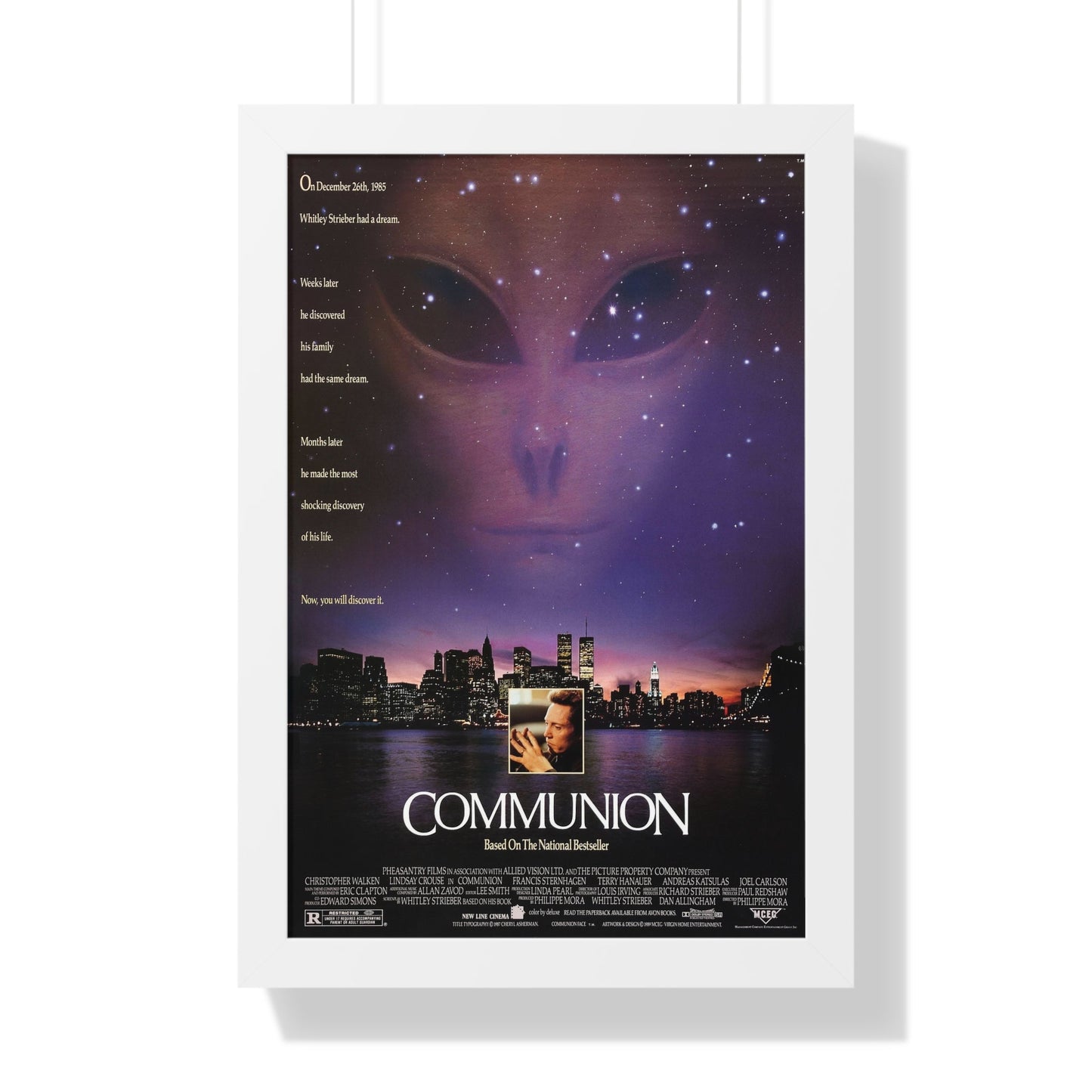 COMMUNION 1989 - Framed Movie Poster-16″ x 24″-The Sticker Space