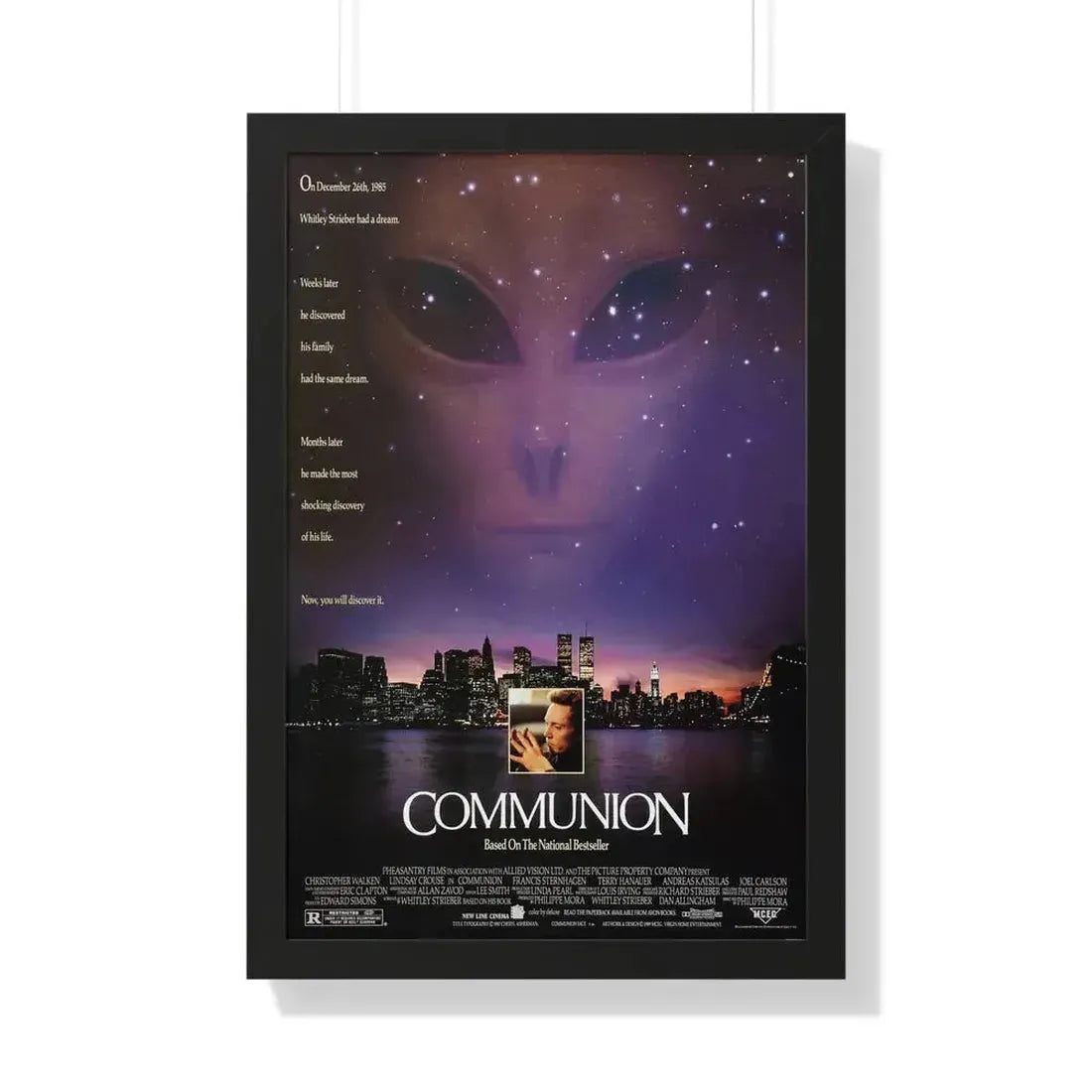 COMMUNION 1989 - Framed Movie Poster - The Sticker Space