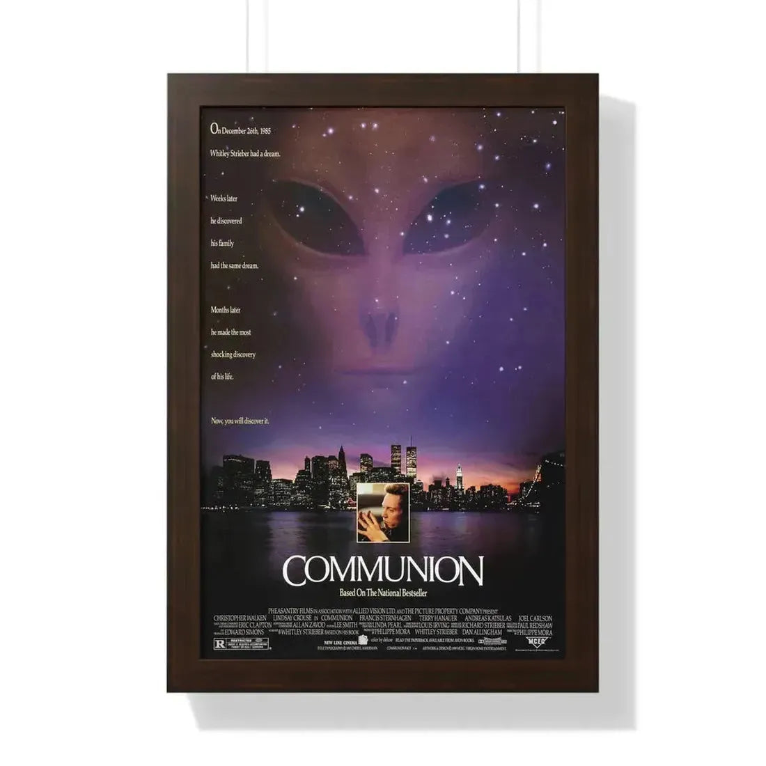 COMMUNION 1989 - Framed Movie Poster - The Sticker Space