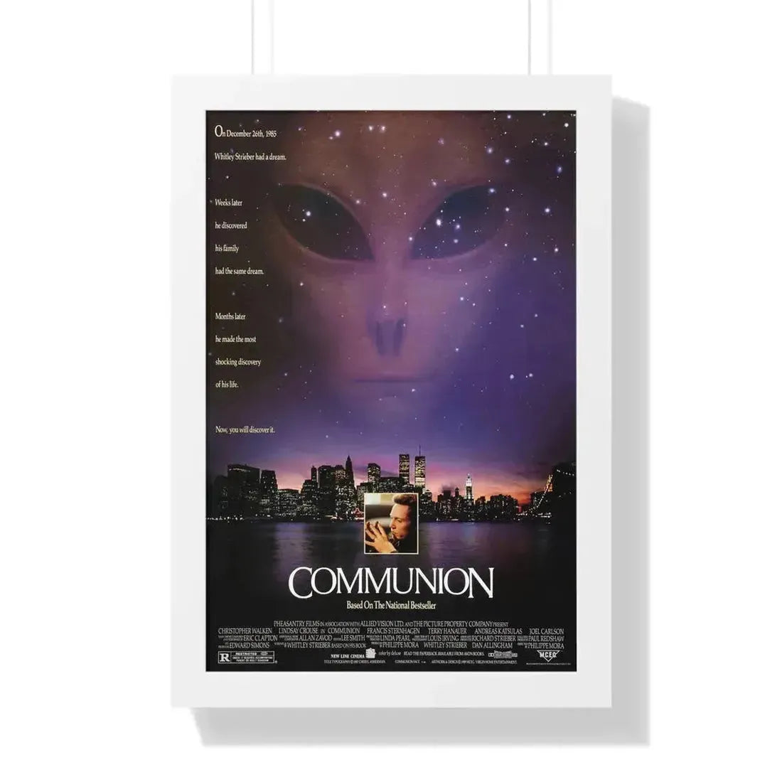 COMMUNION 1989 - Framed Movie Poster - The Sticker Space