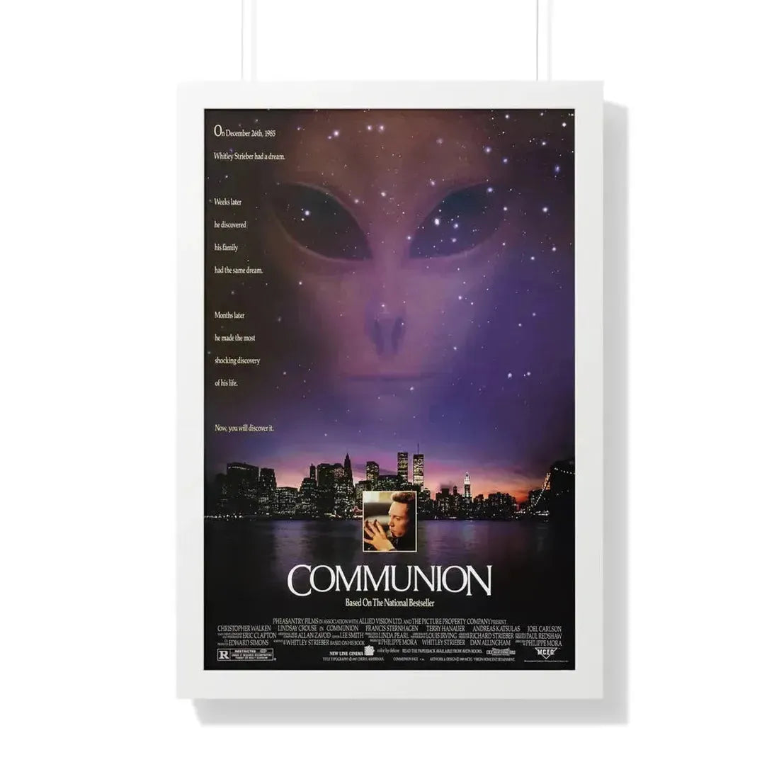 COMMUNION 1989 - Framed Movie Poster - The Sticker Space