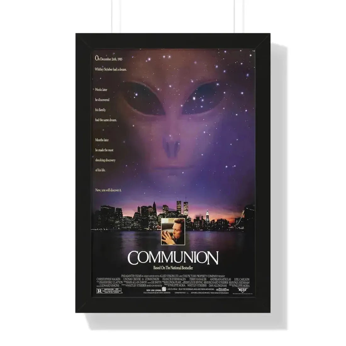 COMMUNION 1989 - Framed Movie Poster - The Sticker Space